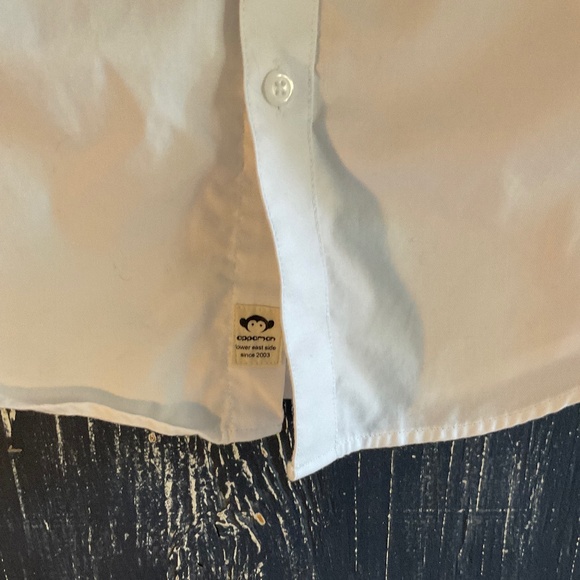APPAMAN PREMIUM WHITE STANDARD BUTTON DOWN SHORT SZ: 14 - Picture 5 of 9